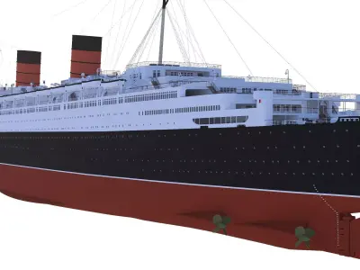 RMS Queen Elizabeth 3D model