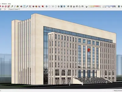 Sketchup Office Building F3 3D model
