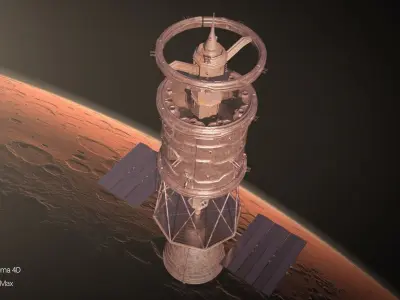 Space module 3D model