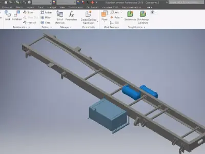 Truck chassis design  3D model