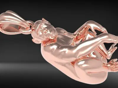 Monkey Pendant  3D print model