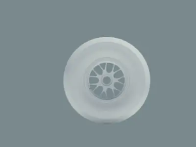Pirelli tyre for dry weather conditions 3D model