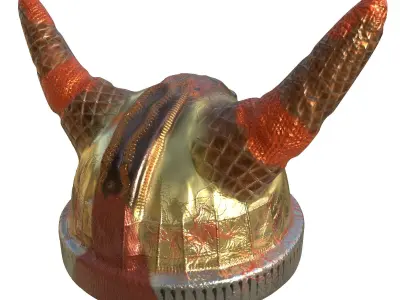 Helmet Stylized By Pbr Texture 4k Png Low-poly 3D model