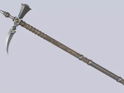 Crowbill Low-poly 3D model