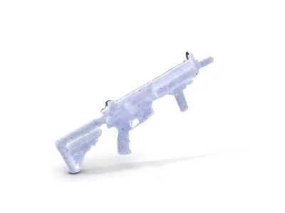 Tactical Black Rifle model pack Low-poly 3D model order