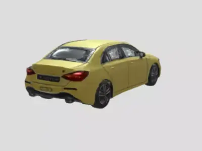 A city car  Free 3D model