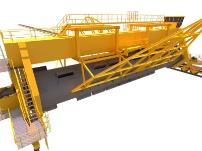 Retomadora cacambas 3D model