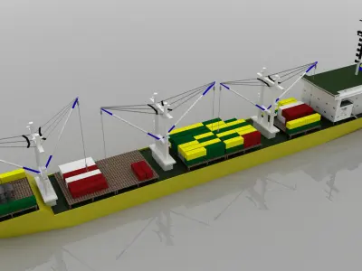 MV Sulpicio Express Seven 3D model