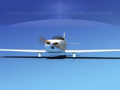 Ken Rand KR-2 Unmarked 3D model