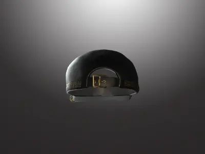 Military Cap-01 Low-poly 3D model