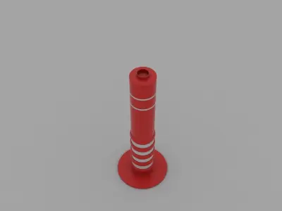 Traffic Pontoon Low-poly 3D model