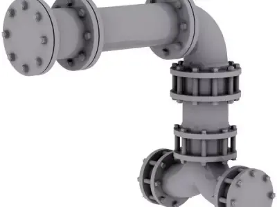 Sewer Pipes Free 3D model
