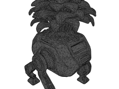 SciFi Robot Plant Planter 3D model