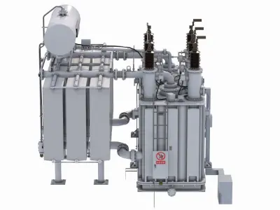 High Voltage Reactor 2 3D model