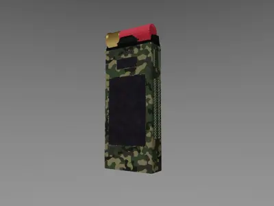 Automatic Ammo Pouch Low-poly 3D model