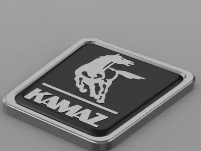 kamaz logo 3D model