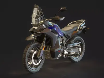 Base model CF Moto 800 MT X 2025 3D model