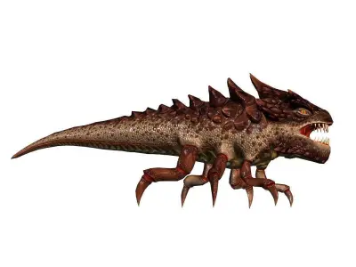 3Dfoin - Dragon Bug Low-poly 3D model