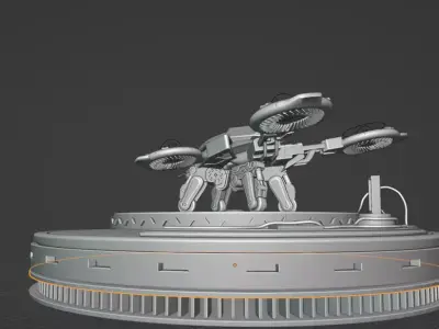 drone Free 3D model 2