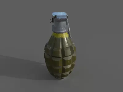 F1 Grenade 3D model