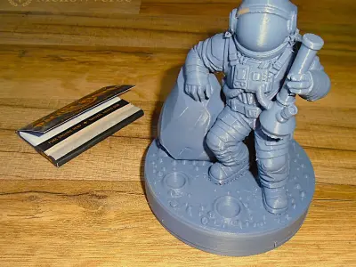 Astronaut Herb Grinder - 2-Part Magnetic Grinder - MellowVerse 3D print model