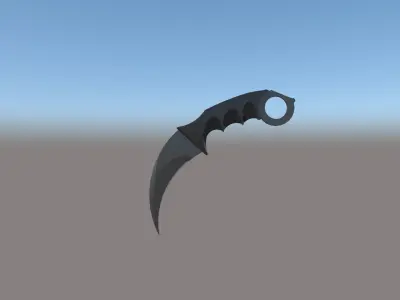 Intario ICK-Karambit-P4 Low-poly 3D model