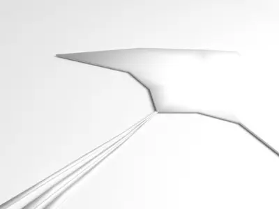 Arrow Kite 3D model