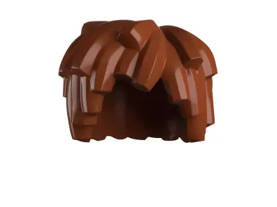 Custom3Dprint Minifigure Accessory - Minifigure Hair S2 - 135 3D print model