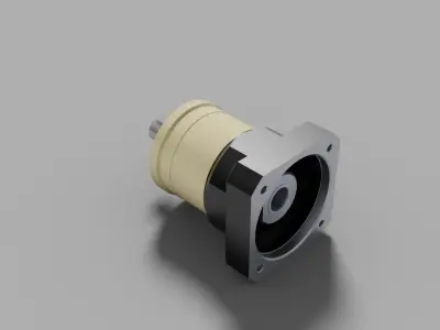 Servo gearbox Free 3D model
