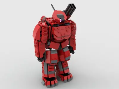 crimson warrior  3D model