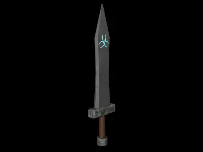 Sword Game Ready - PBR 3D Model Low-poly 3D model
