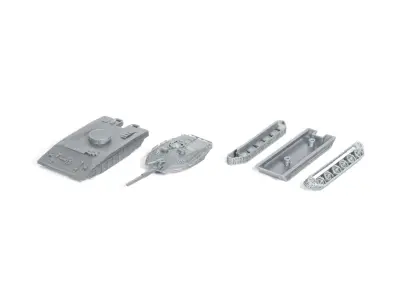 Merkava Tank Model Kit Free 3D print model