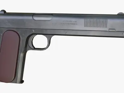Colt M1900 Low-poly 3D model