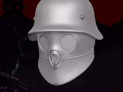 Wolfenstein Blackguard Fan Art STL Files for Action Figures 3D print model