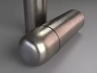 Thermos Low-poly 3D model