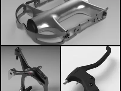 Bi-Cycle bicycle 3D model