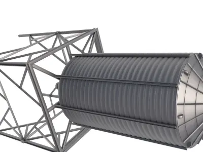 Grain Silo 3D model purchase