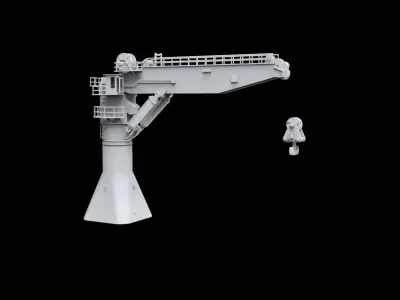 Crane A for Kreuz Installer Vessel 3D print model