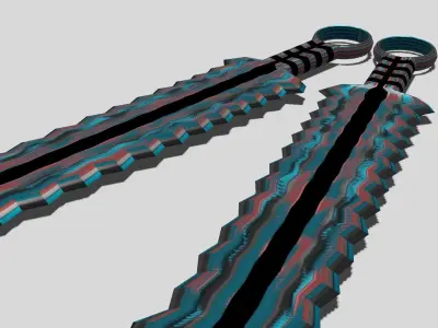 EPEE DE COMBAT Low-poly 3D model
