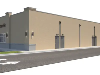 Retail-181 Retail Store 3D model