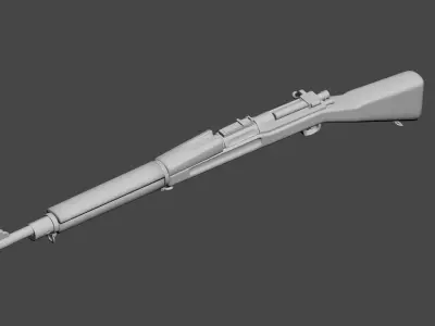 Riffle rifle 3D model