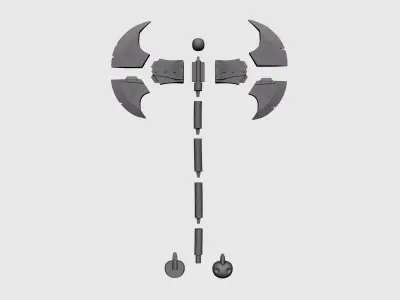 Axe of Astrid - how to train your dragon 3D print model
