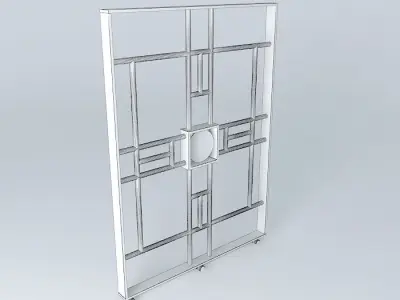Mobile partition 3D model