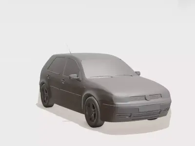 Happy City Bug Cute Cartoon Toy Car 3D Print 3D print model