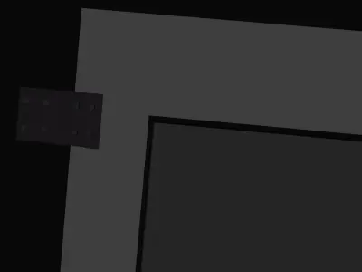 door sci-fi Free low-poly 3D model