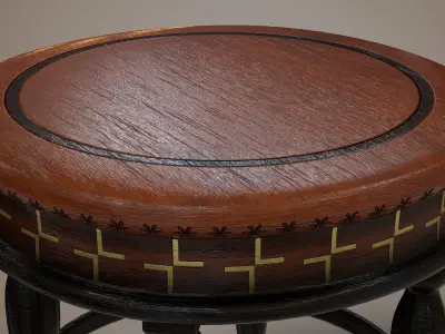 Antique Table 3D model