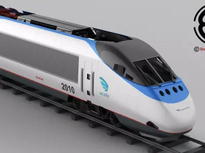 Acela Express 3D model