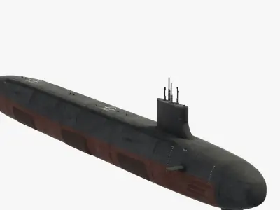 Seawolf Attack Submarine 3D model