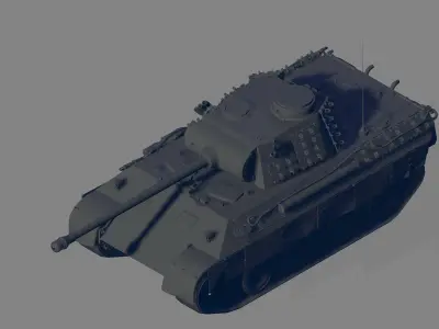 Panther D 3D model