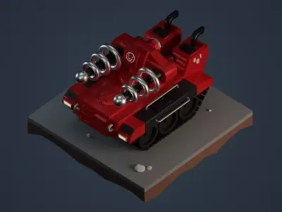Tesla Tank Free 3D model